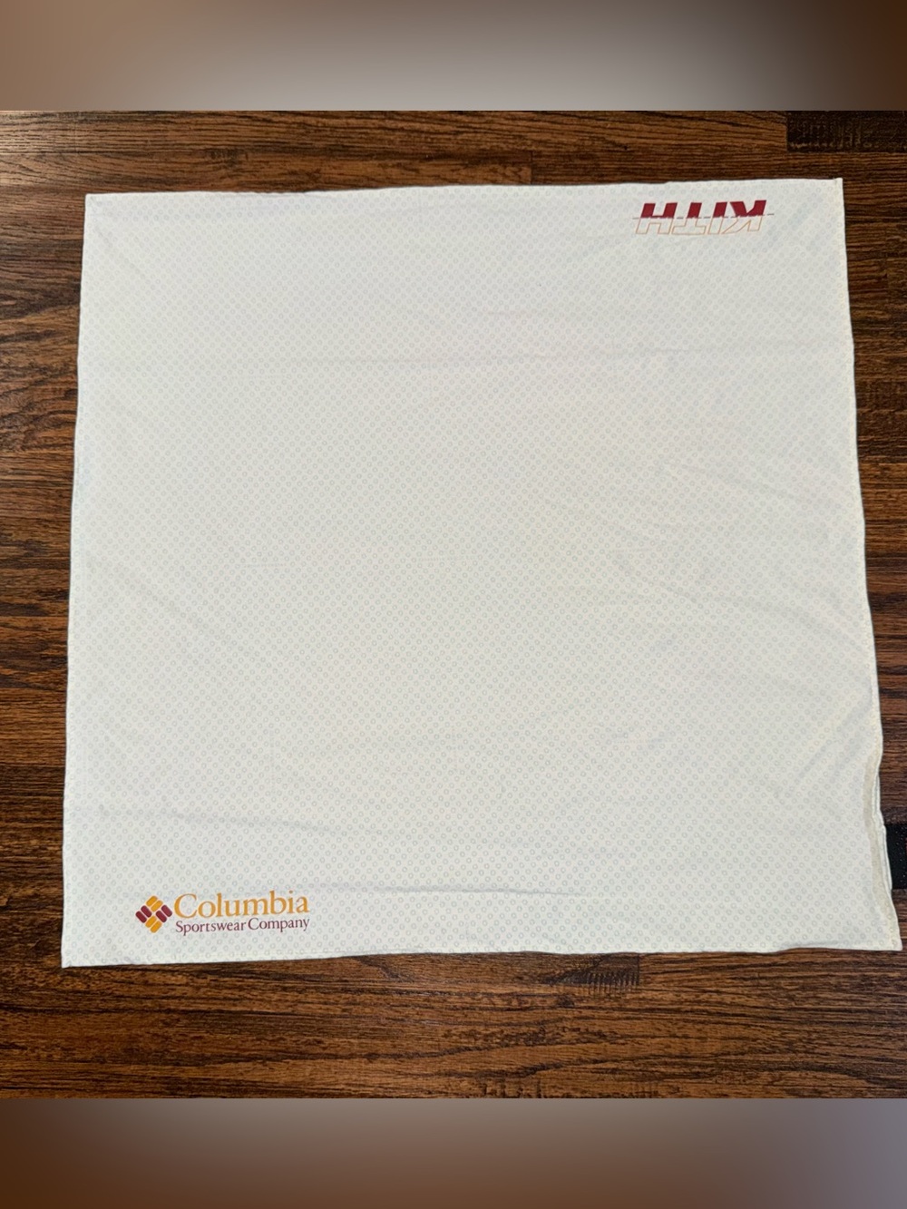 Kith X Columbia PFG River Omni-Freeze Bandana Head/Neck Gaiter White Monogram